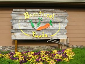 Beneficial Foods Sign
